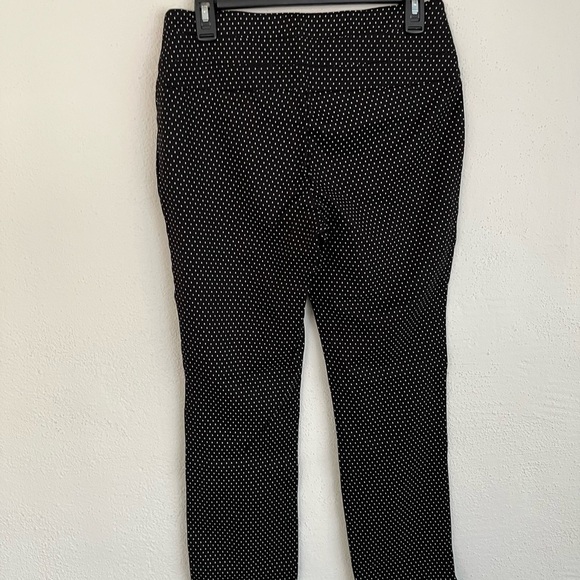 URBAN Diction Woman BlackPolka Dots High Waist Straight Leg Pant, Size 10 - Picture 5 of 6